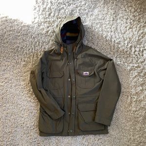 Penfield Mens’s Kasson Parka - Olive Green Medium